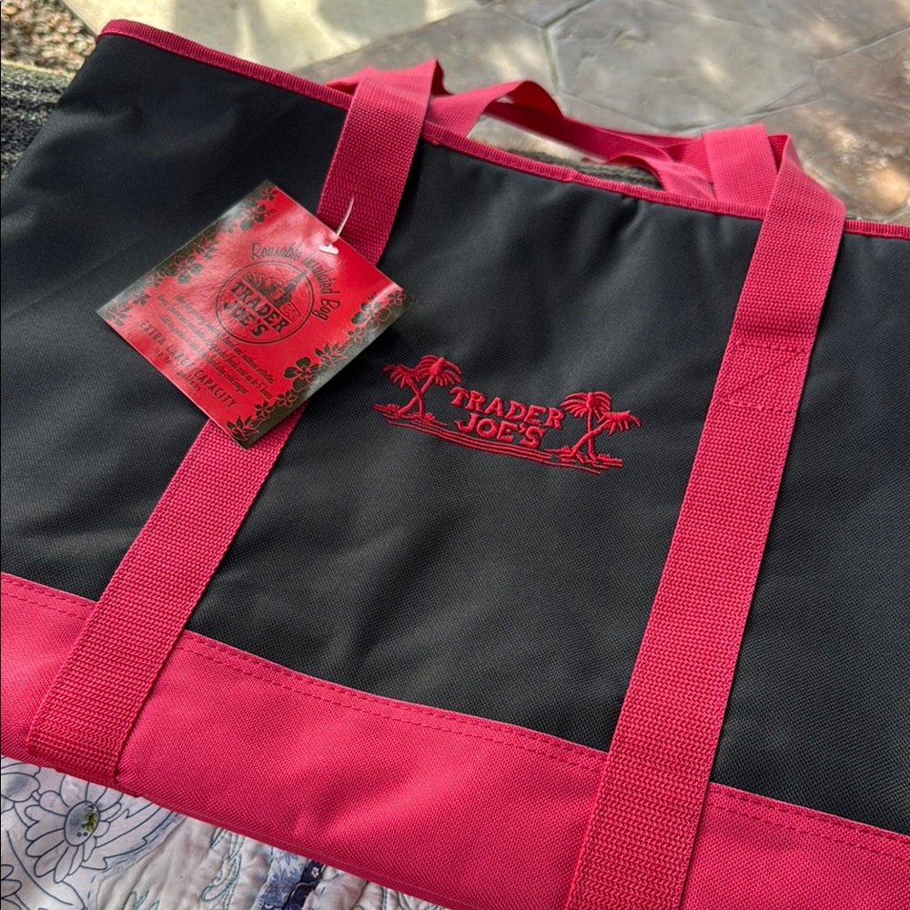 Black and Pink Tote Bag